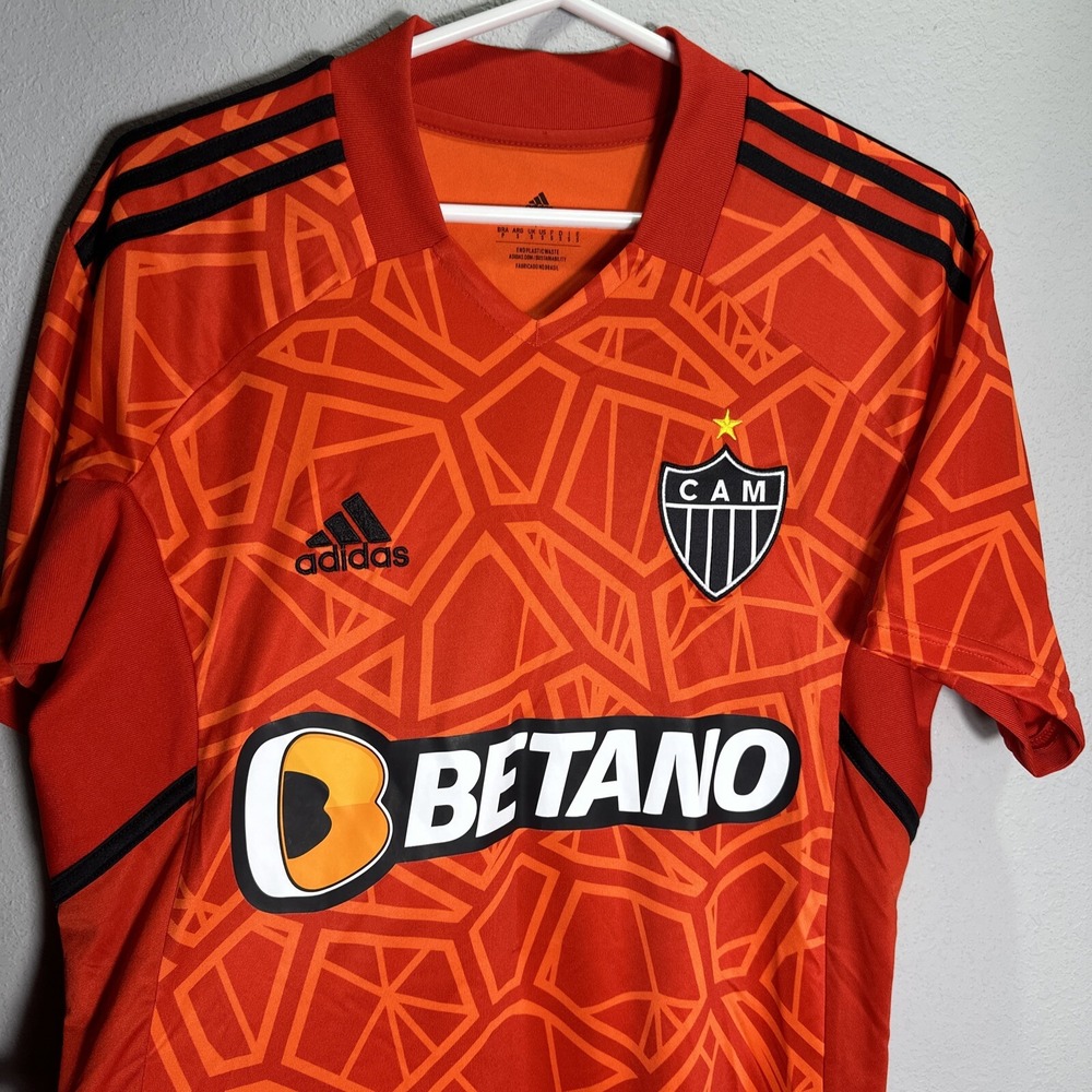 Atlético Mineiro Goleiro 2022 Adidas Short Sleeve Soccer Jersey Size Small